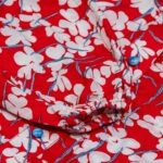 Vibrant Red Floral Maxi Dress: Bold and Beautiful Bloom
